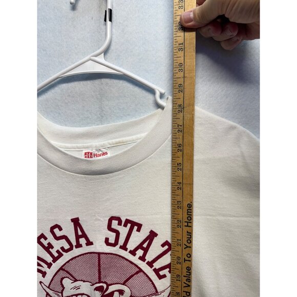 Mesa State Basketball Camp T-Shirt Hanes Heavyweight 50/50 XL - Picture 5 of 7